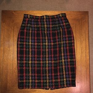 Old school vintage wool skirt